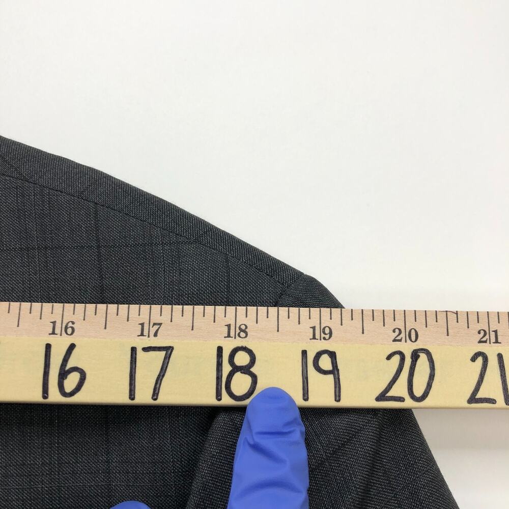 Joseph Abboud 44 R Men's 100% Wool Button Suit Sp… - image 6